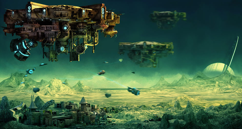 Illustration for article titled Spaceship Concept Art (Gallery 2)